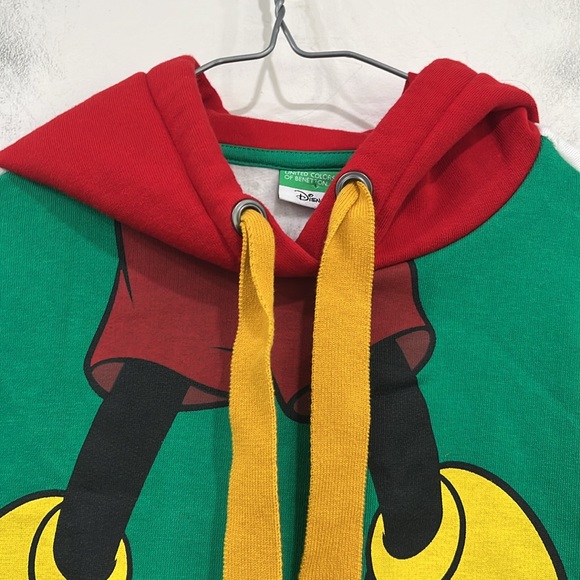 United Colors of Benetton X Disney Mickey Mouse Cotton Fleece Hoodie size S - Picture 5 of 13